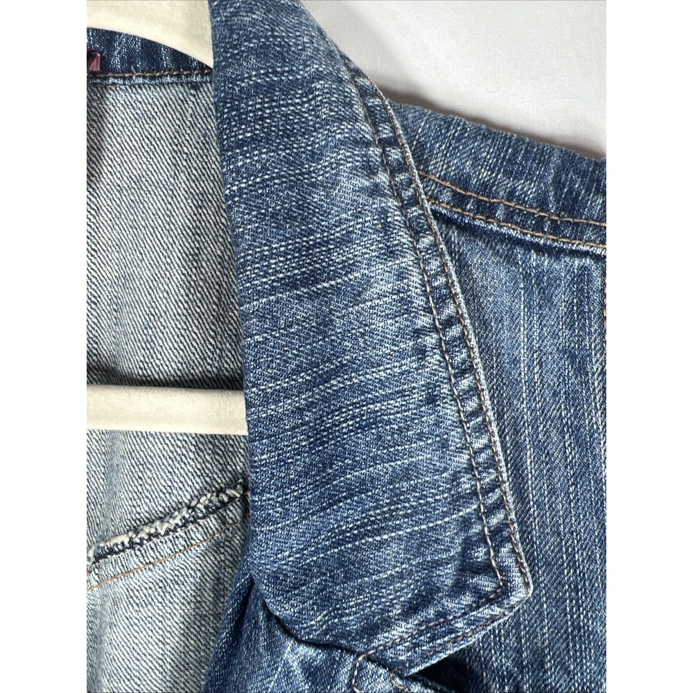 Carols Denims Vest‎ Sz Large Metal Buttons - Picture 7 of 16